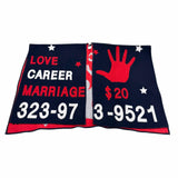 モンクレール ジーニアス 2 PONCHO PSYCHIC ADVISER LOVE CAREER MARRIAGE ウール ポンチョ ネイビー ー（レディースM-L相当） レディース