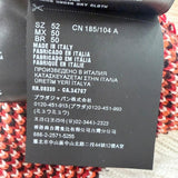 プラダ タートルネック 総柄 セーター レッド系 52 メンズ
