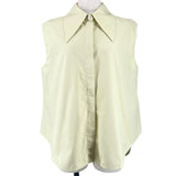 ジルサンダー Sleeveless Buttoned Shirt ノースリーブシャツ トップス イエロー 34 レディース