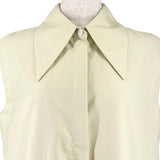 ジルサンダー Sleeveless Buttoned Shirt ノースリーブシャツ トップス イエロー 34 レディース