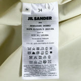 ジルサンダー Sleeveless Buttoned Shirt ノースリーブシャツ トップス イエロー 34 レディース