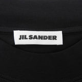 ジルサンダー ドルマン オーバーサイズ クルーネック ショートスリーブ 半袖Ｔシャツ ブラック L レディース