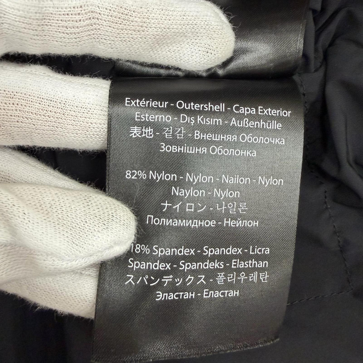 マッカージュ ブルーフォックスファー・フード付 レザー使い ZIP UP ダウンコート ブラック S レディース