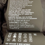 プラダ ロゴバックルベルト ラムファー使い ZIP UP ダウンコート ブラック 38 レディース