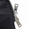 プラダ ロゴバックルベルト ラムファー使い ZIP UP ダウンコート ブラック 38 レディース