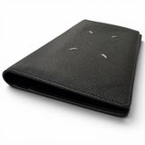 メゾンマルジェラ 4ステッチ 二つ折り ロングウォレット 長財布 ブラック メンズ