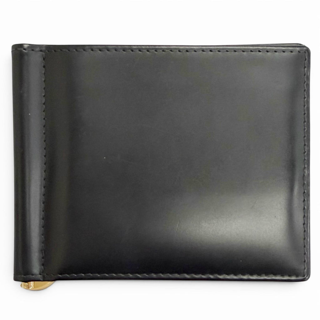 エッティンガー BRIDLE HIDE COLLECTION MONEY CLIP PURSE 二つ折り マネークリップ ウォレット スリム マネークリップ ブラック メンズ