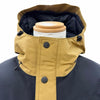 ザ・ノースフェイス Mountain Down Jacket GORE-TEX ロゴ刺繍 フーデッド ダブルジップアップ ダウンジャケット ブラウン L メンズ