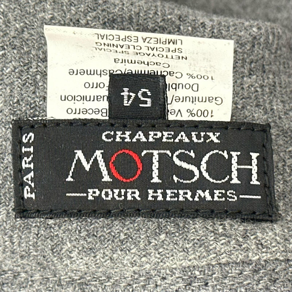 モッチ エルメス レザーバケット ハット ブラック 54 レディース