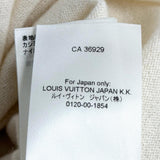 ルイヴィトン ロゴ金具付 タートルネック カシミヤ ワンピース オフホワイト M レディース