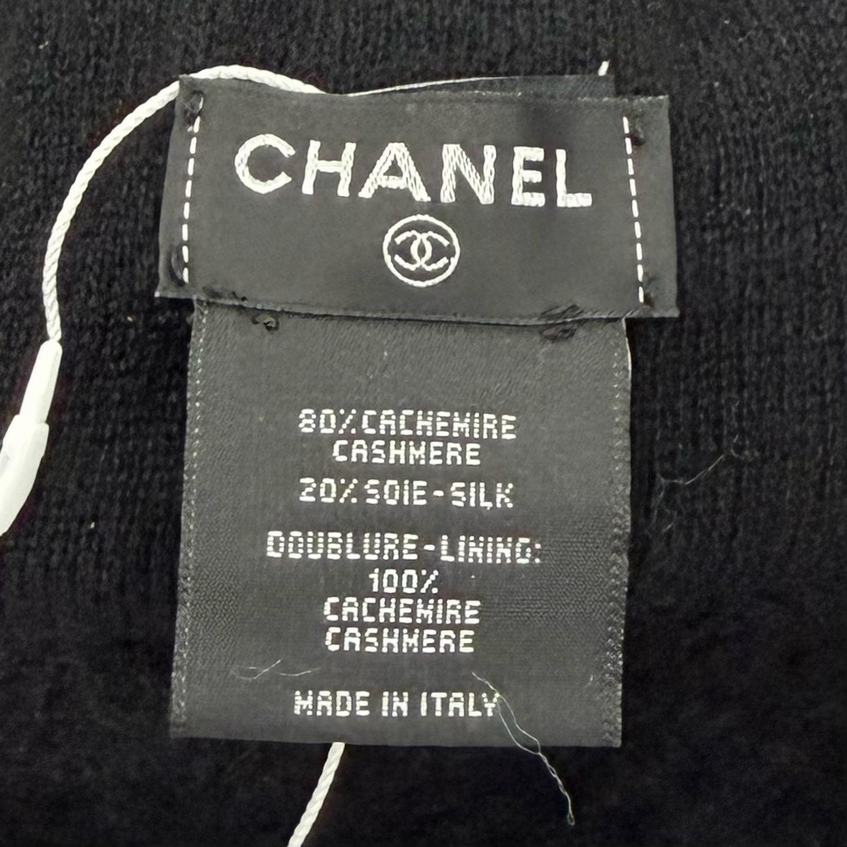 シャネル ココマーク CHAPKA HAT チャプカハット トラッパーハット フライトハット ニットキャップ ブラック レディース