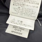 シュプリーム ザ・ノースフェイス Studded Nuptse Jacket スタッズ柄 ロゴ刺繍 ワッペン付き フード収納 ポケッタブル仕様 ジップアップ ダウンジャケット ブルー M メンズ
