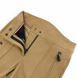 モンクレール グルノーブル PANTALONE ロゴワッペン テーラードフィット パンツ ブラウン 40 レディース