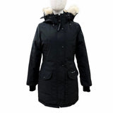 カナダグース TRILLIUM PARKA トリリウムパーカー ファー・フード付 ダウンコート ブラック XS レディース