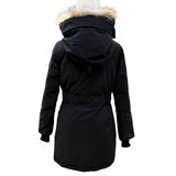カナダグース TRILLIUM PARKA トリリウムパーカー ファー・フード付 ダウンコート ブラック XS レディース