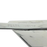 プラダ トライアングルロゴ 2本セット ヘアピン ブラック レディース