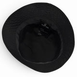 プラダ RE-NYLON ナイロン 三角ロゴ トライアングルロゴ 帽子 バケット ハット ブラック S メンズ
