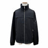 プラダ K-WAY SEMIFODERATO Jacket トライアングルロゴ ジップアップ ブルゾン ナイロンジャケット ブラック 56 メンズ