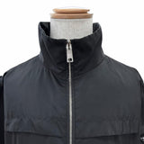 プラダ K-WAY SEMIFODERATO Jacket トライアングルロゴ ジップアップ ブルゾン ナイロンジャケット ブラック 56 メンズ