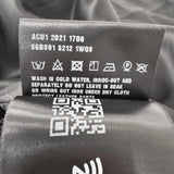 プラダ Re-Nylon トライアングルロゴ ポーチ付き ステンカラーコート ブラック M メンズ