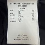 カナダグース ロゴワッペン ファー付き フーデッド ダブルジップアップ ダウンジャケット ネイビー XS メンズ