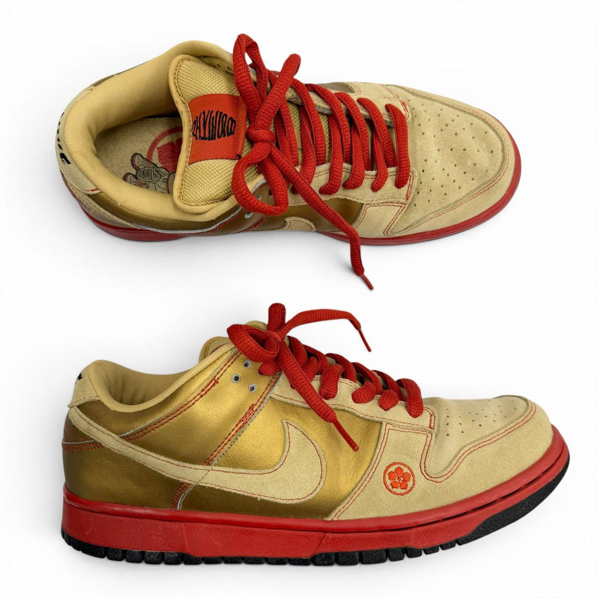 ナイキ NIKE DUNKLOW PRO SB Moneycat ローカットスニーカー ベージュ 27.5 メンズ