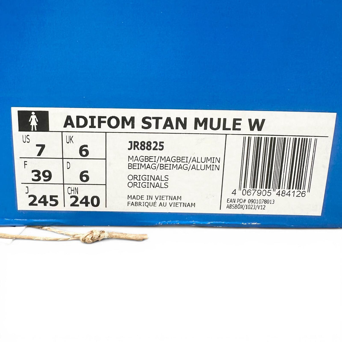 アディダスオリジナルス ADIFOM STAN MULE W ボア スリッポン ベージュ 24.5 レディース