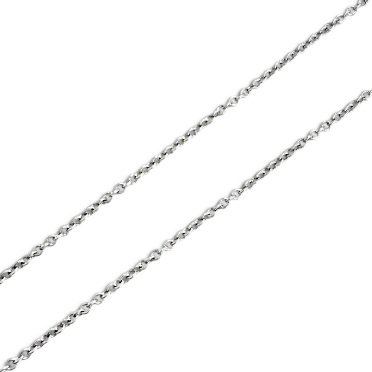 ティファニー バイザヤード 1Pダイヤ 枠直径約5.0mm 0.18ct ネックレス プラチナ レディース