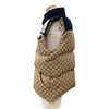 グッチ×ザ・ノースフェイス GG Padded Vest GG総柄 ダウンベスト ベージュ XS メンズ
