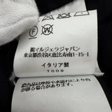 エムエムシックス メゾンマルジェラ ロゴプリント ジャケット ブラック 38 レディース
