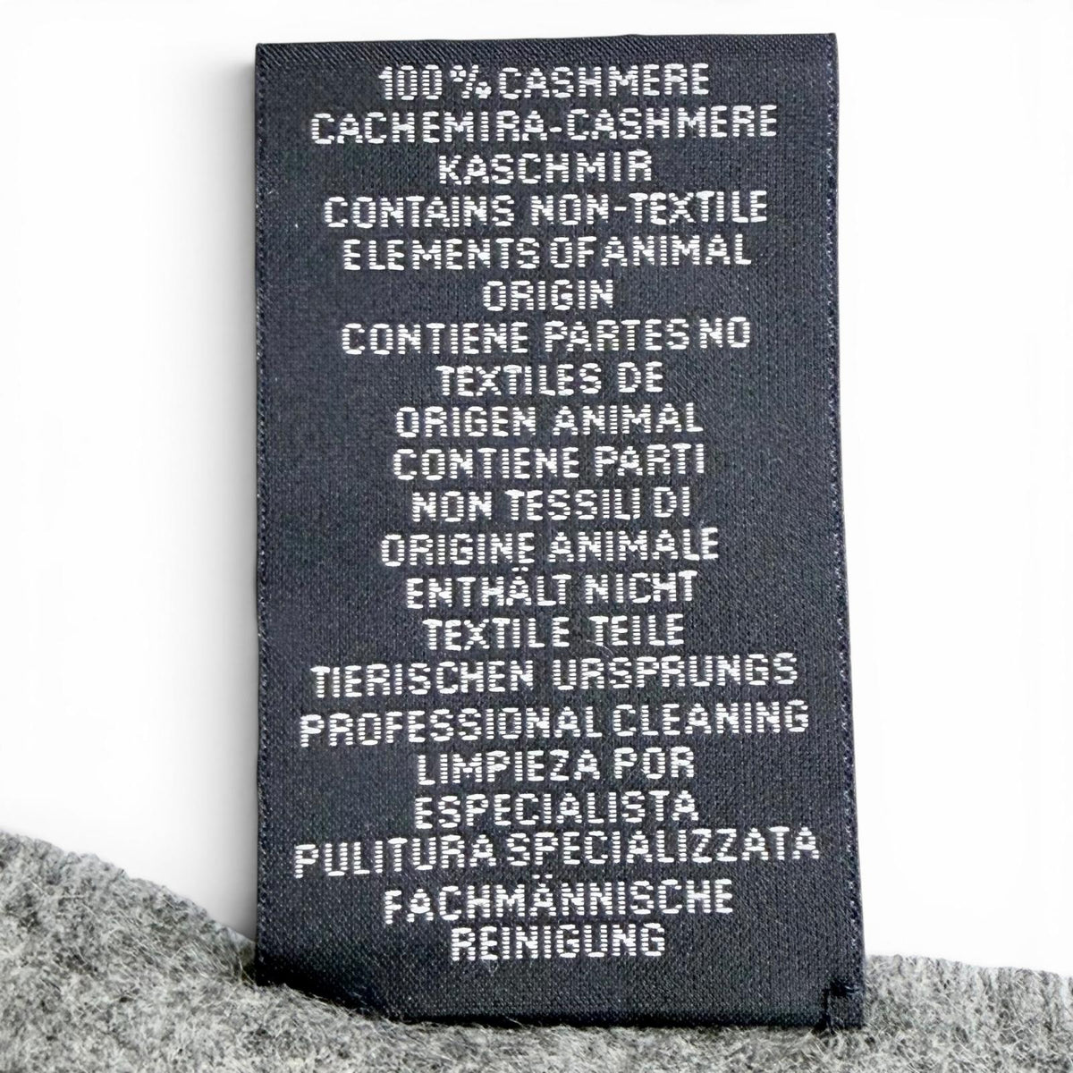 エルメス ヴェルキー ラヴ ロゴレザーパッチ付き 大判 ショール ストール マフラー グレー メンズ
