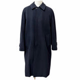バーバリーロンドン 裏チェック柄 ステンカラーコート ダークネイビー 94-175-6 メンズ