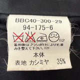 バーバリーロンドン 裏チェック柄 ステンカラーコート ダークネイビー 94-175-6 メンズ