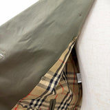 バーバリー 裏ノバチェック柄 トレンチコート 玉虫色 90-165 メンズ