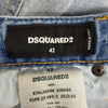 ディースクエアード Skater Jean ダメージ加工 ICONロゴ デニムパンツ インディゴブルー 42 メンズ
