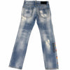 ディースクエアード Skater Jean ダメージ加工 ICONロゴ デニムパンツ インディゴブルー 42 メンズ