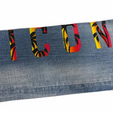 ディースクエアード Skater Jean ダメージ加工 ICONロゴ デニムパンツ インディゴブルー 42 メンズ