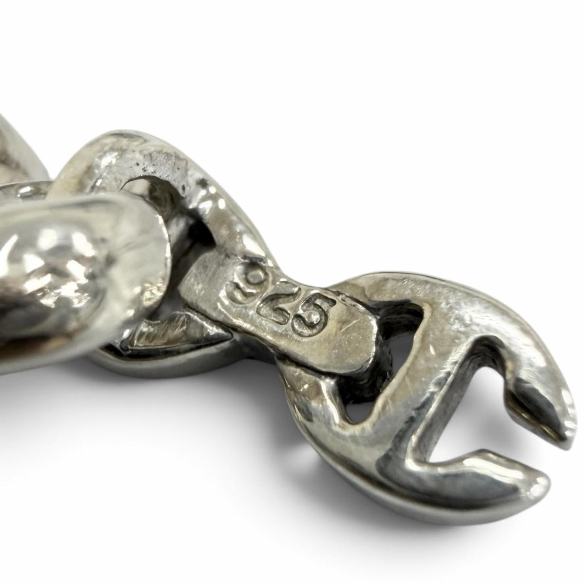 ホーセンブース 5MM OPEN-LINK BRACELET 6Pダイヤ オープンリンク ブレスレット シルバー メンズ