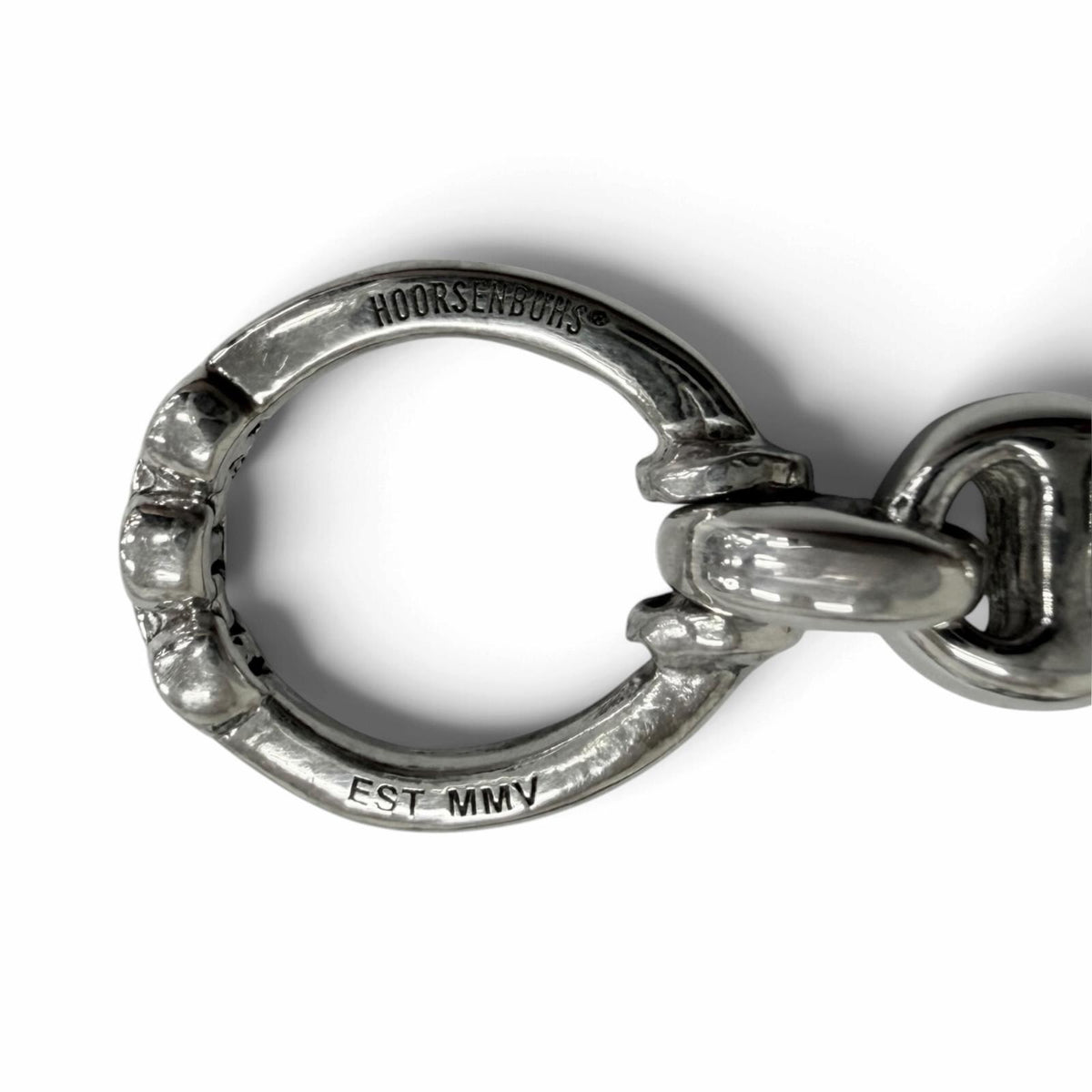 ホーセンブース 5MM OPEN-LINK BRACELET 6Pダイヤ オープンリンク ブレスレット シルバー メンズ
