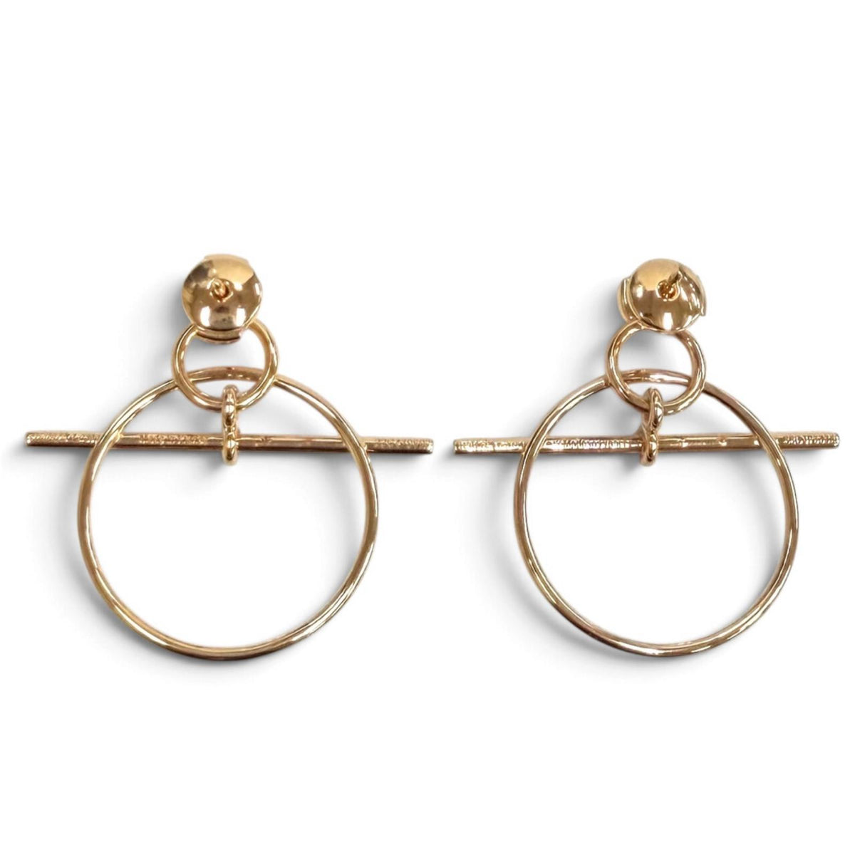 エルメス ピアス エシャペ PM ピアス ピンクゴールド レディース