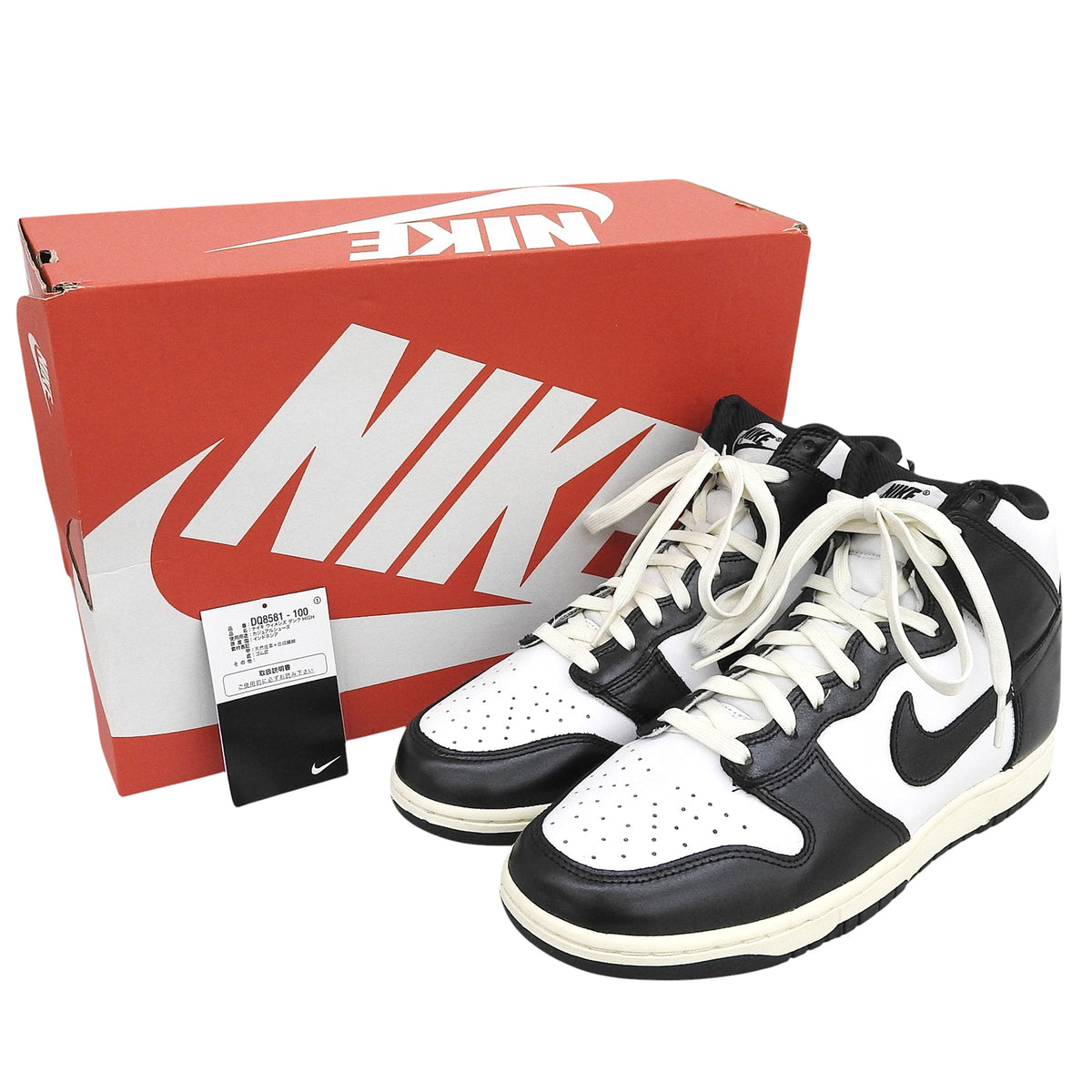 ナイキ WOMEN'S DUNK HIGH ダンク ハイカットスニーカー ブラック 28 メンズ