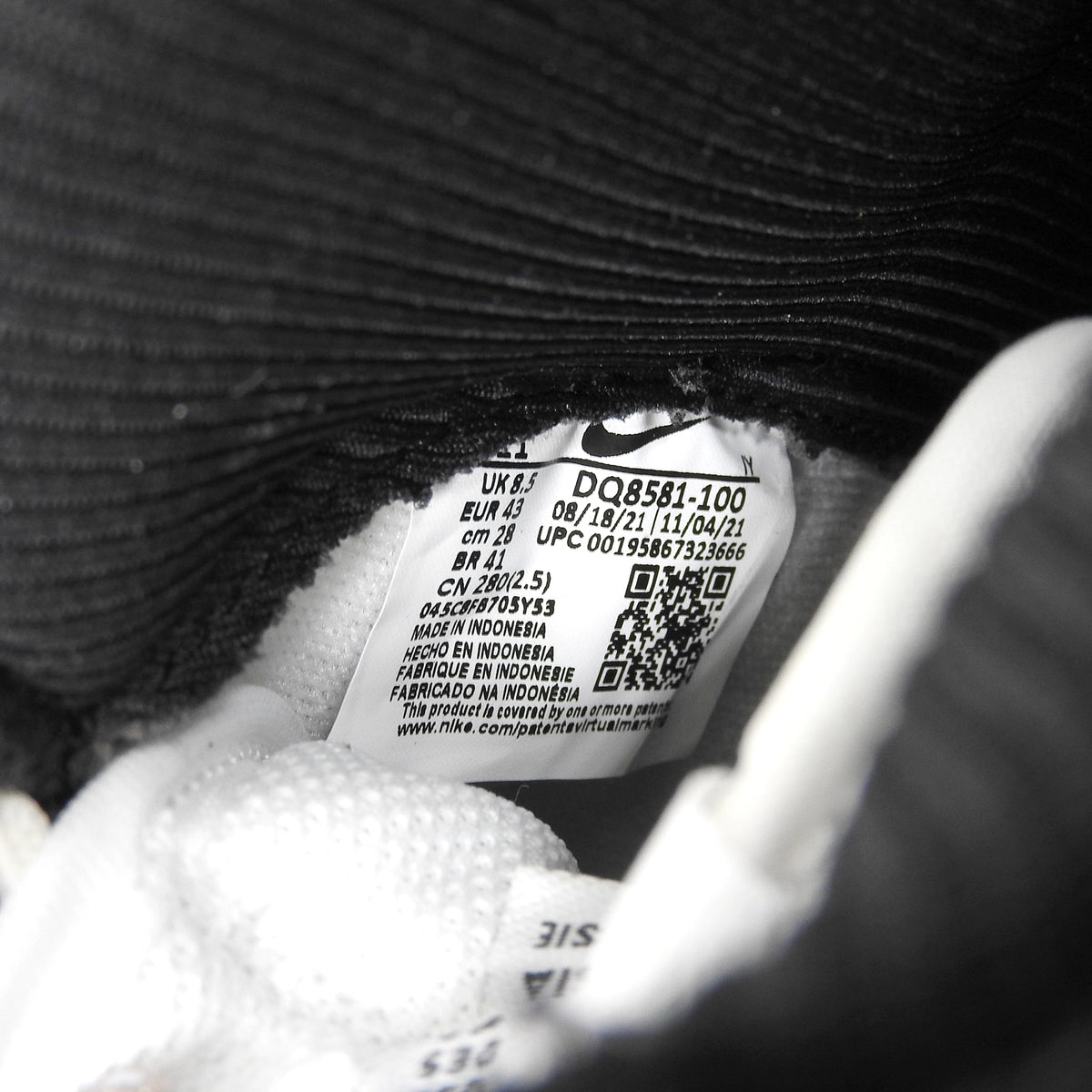 ナイキ WOMEN'S DUNK HIGH ダンク ハイカットスニーカー ブラック 28 メンズ