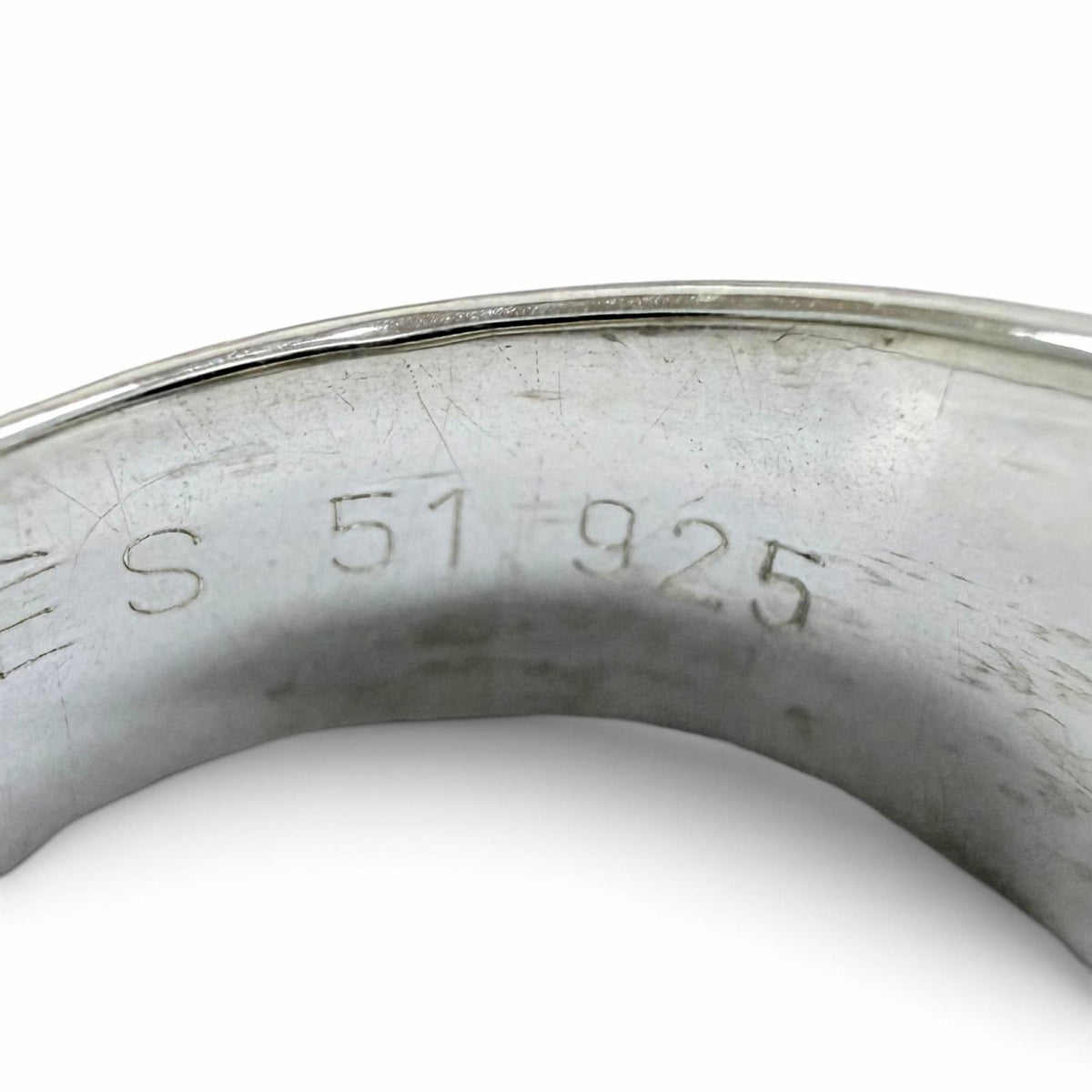 エルメス メキシコ ダブル コルセットリング アクセサリー リング 指輪 シルバー 51 JP11号相当 レディース