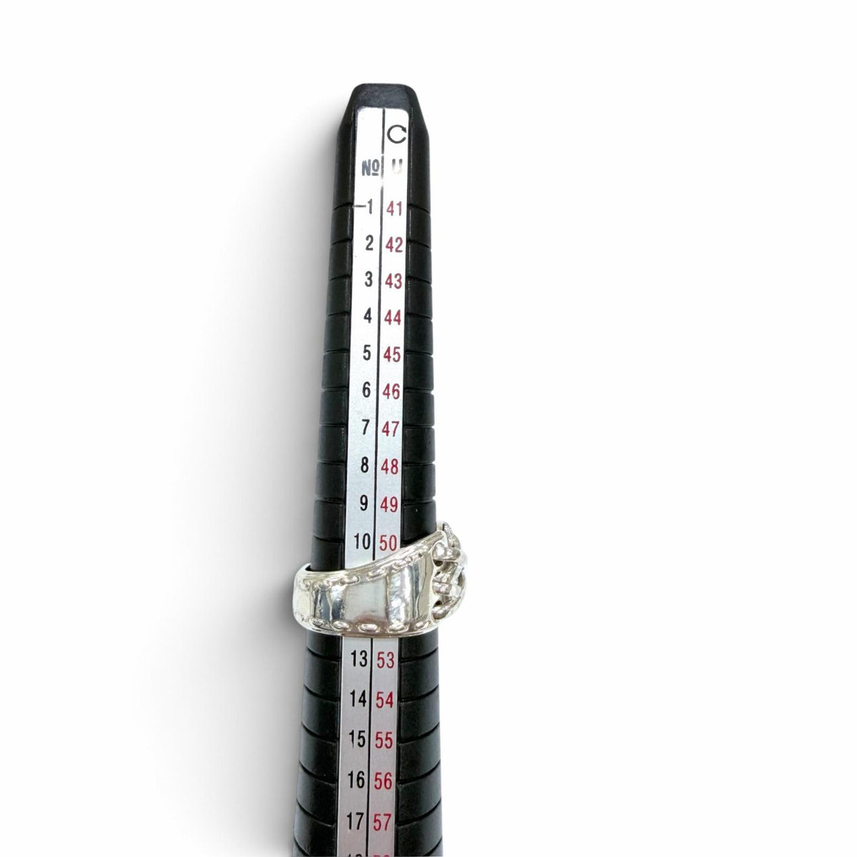 エルメス メキシコ ダブル コルセットリング アクセサリー リング 指輪 シルバー 51 JP11号相当 レディース