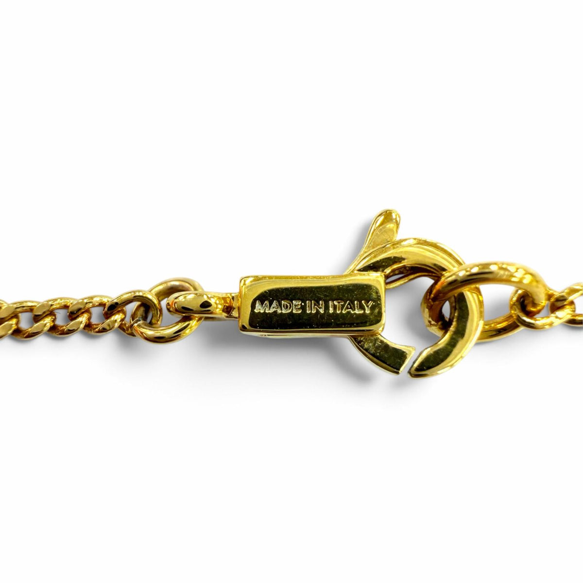 セリーヌ トリオンフ ラインストーン ネックレス / ゴールドフィニッシュ ブラス＆クリスタル 現行品 ネックレス ゴールド レディース