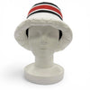 プラダ NYLON PADDED HAT ロゴデザイン バケットハット パデット ハット ホワイト M レディース