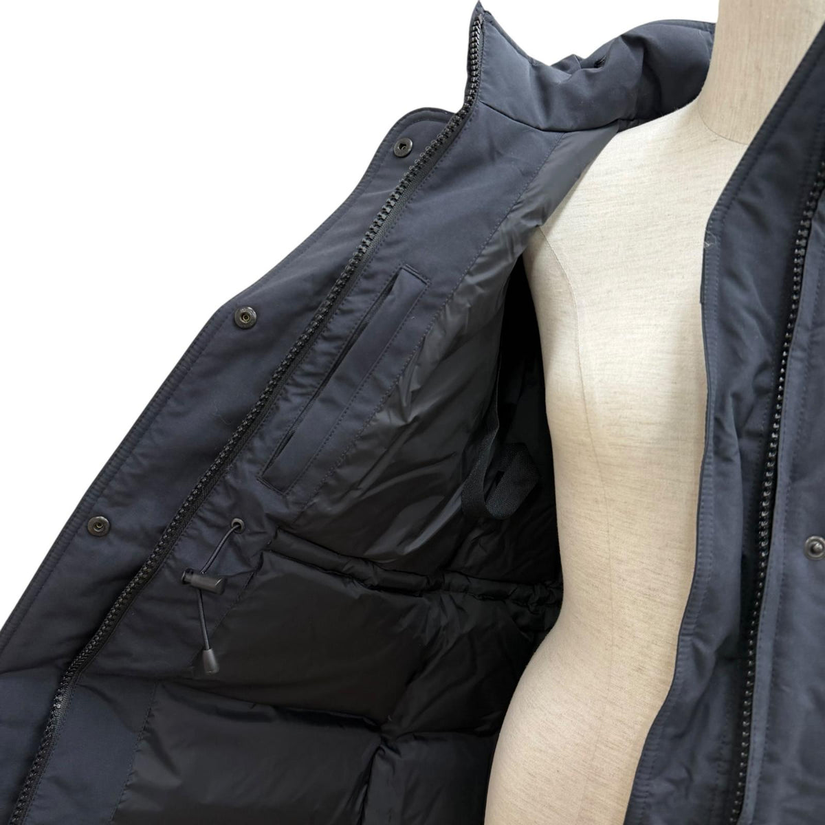 カナダグース Trillium Parka ファー・フード付 ダウンコート ネイビー L レディース
