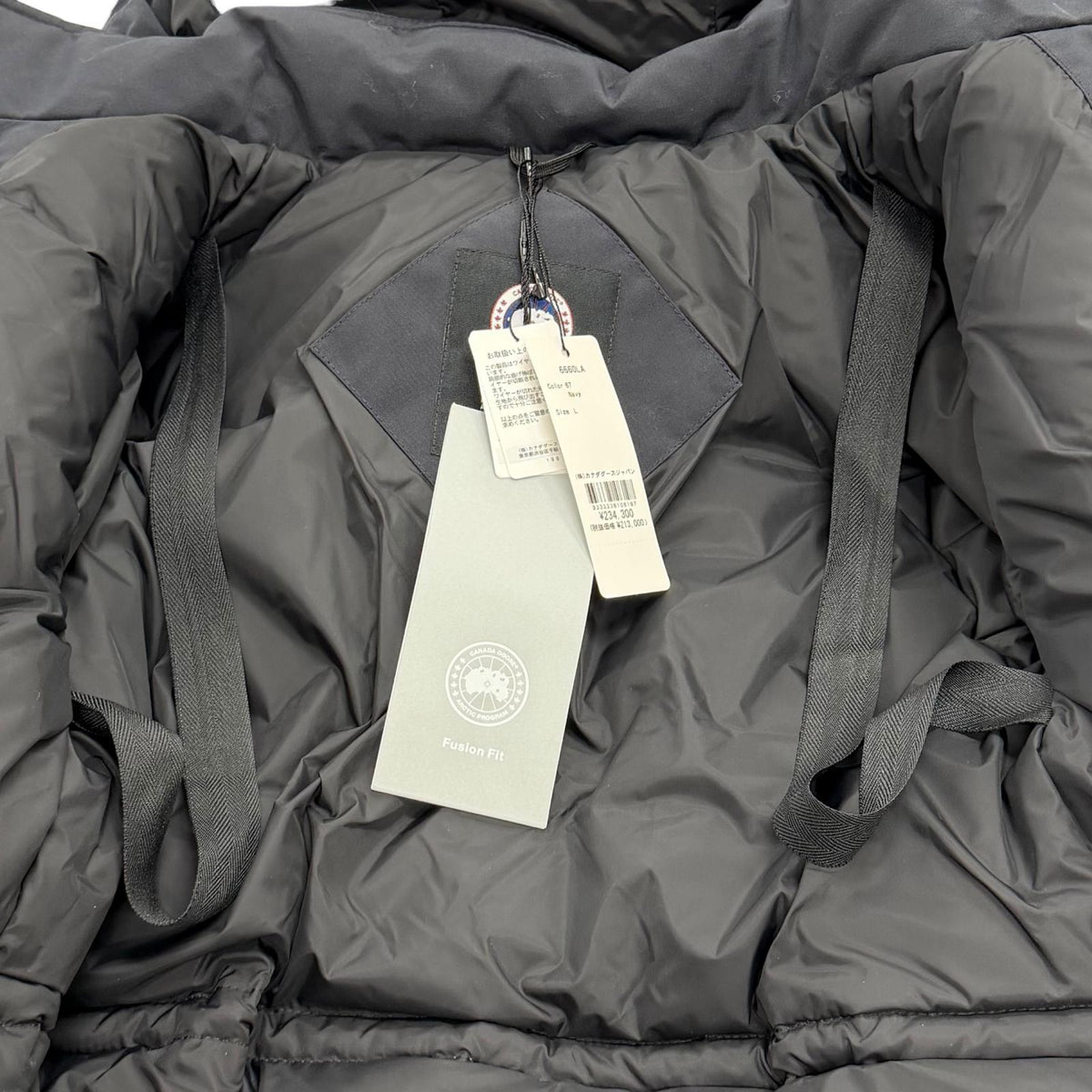 カナダグース Trillium Parka ファー・フード付 ダウンコート ネイビー L レディース