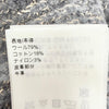 ルイヴィトン LVロゴレザーワッペン ハイネック 長袖 リブ ニット セーター ニット グレー XL レディース