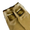 ロエベ Trousers ピクセル ワイドパンツ ゴールド 36 レディース